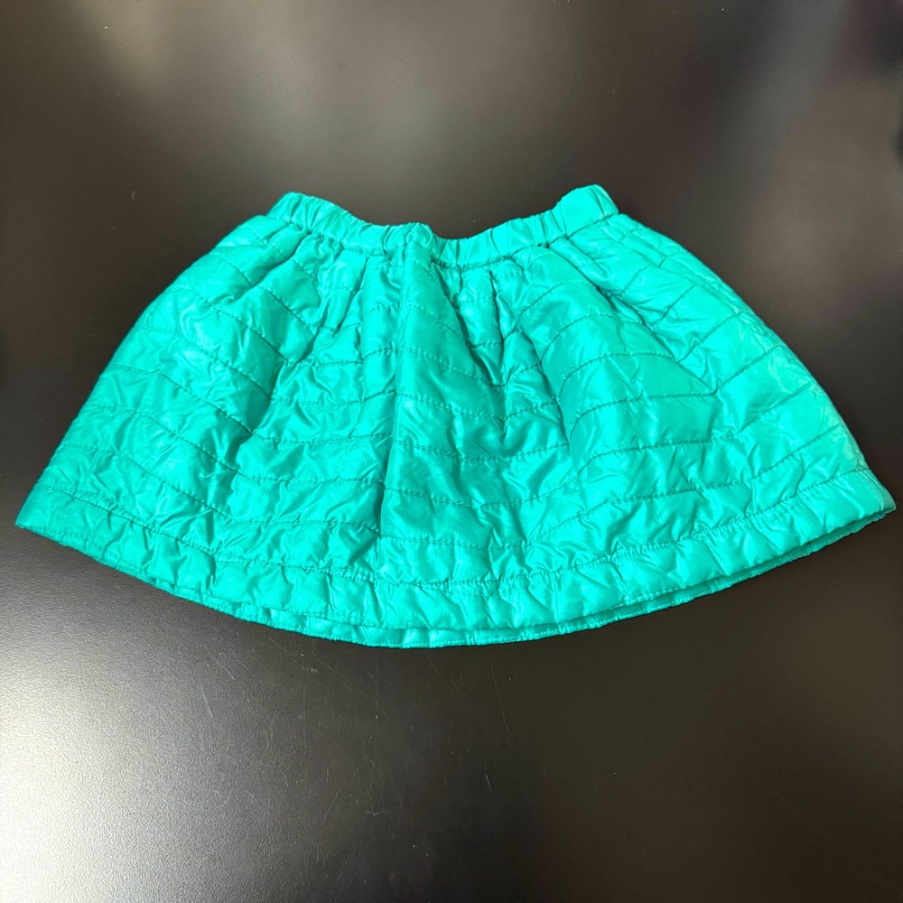CrewCuts Quilted Skirt Size 2 Turquoise Teal A line Quilted skirt JCrew AA